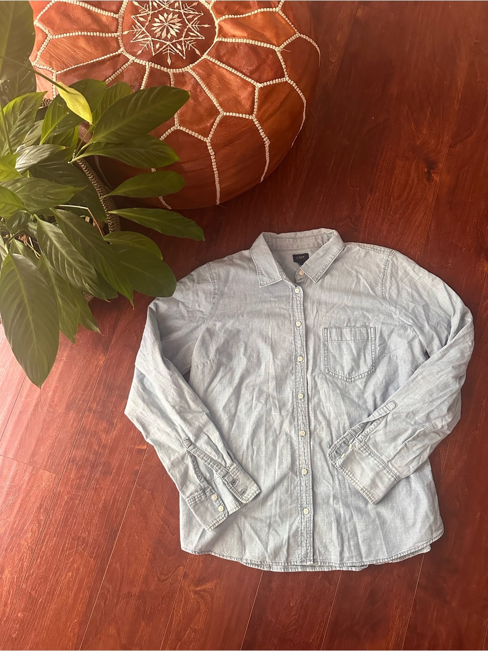 J. Crew Chambray Button Up Shirt